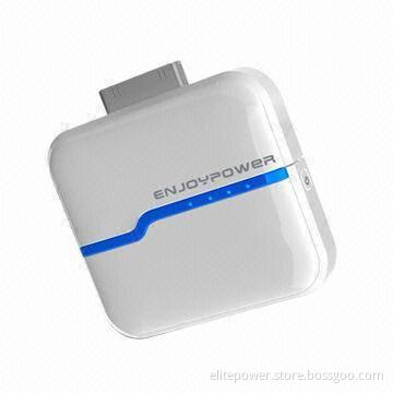 Mini Power Bank/Wireless Charger for iPhone 5, 4, 3G and iPod, with 1,500mAh Capacity, Long Lasting